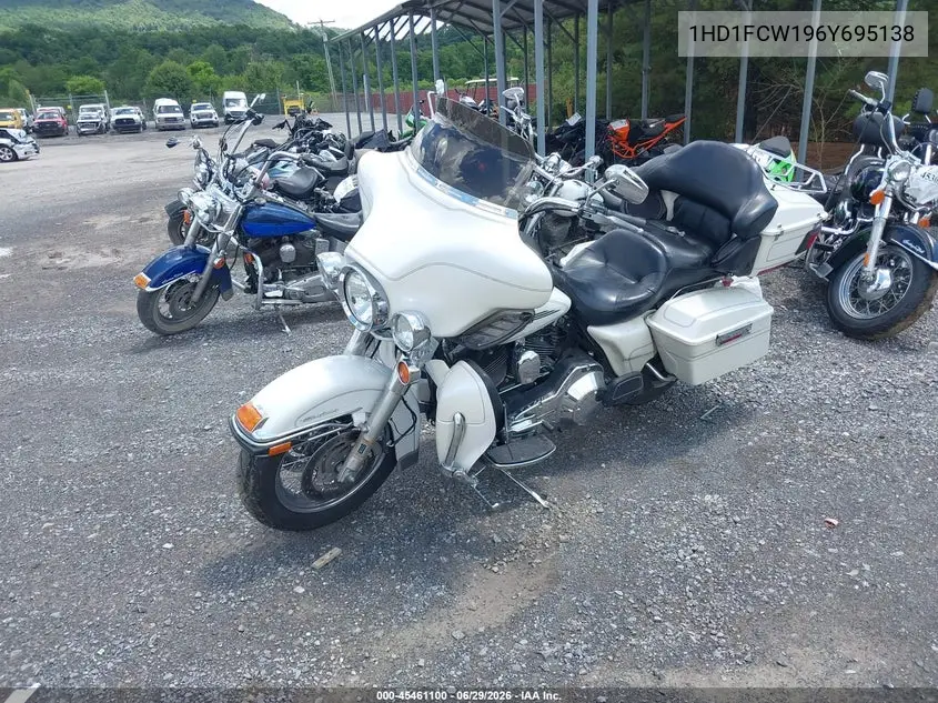 2006 Harley-Davidson Flhtcui VIN: 1HD1FCW196Y695138 Lot: 45461100