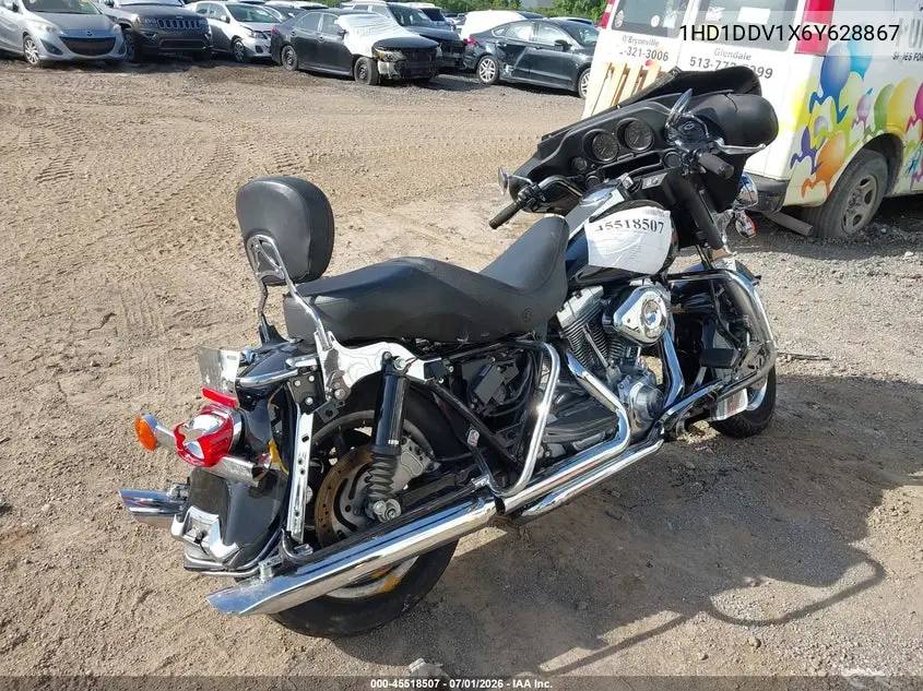 2006 Harley-Davidson Flht VIN: 1HD1DDV1X6Y628867 Lot: 45518507