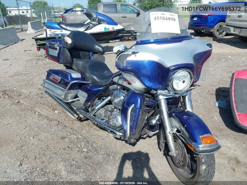2006 Harley-Davidson Flhtcui VIN: 1HD1FCW166Y695372 Lot: 45584898