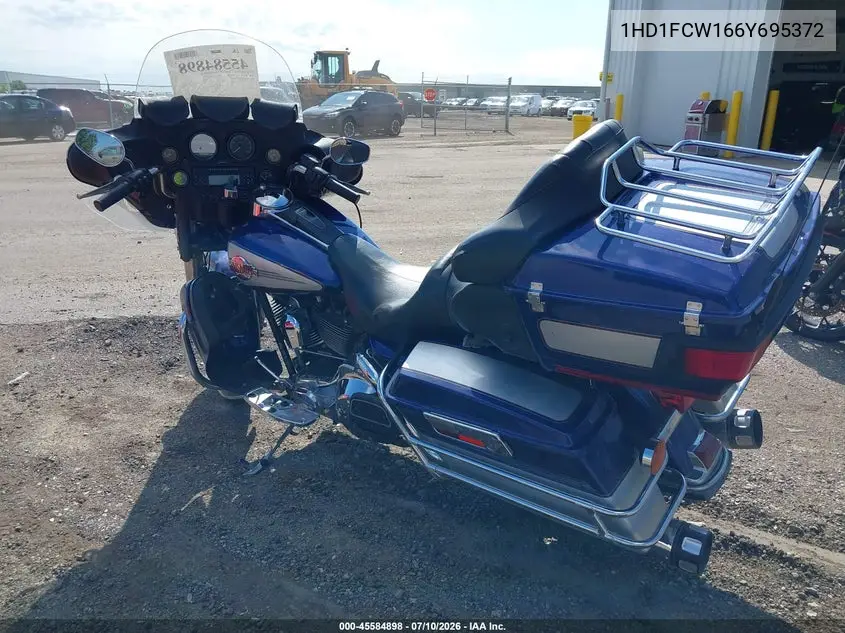 2006 Harley-Davidson Flhtcui VIN: 1HD1FCW166Y695372 Lot: 45584898