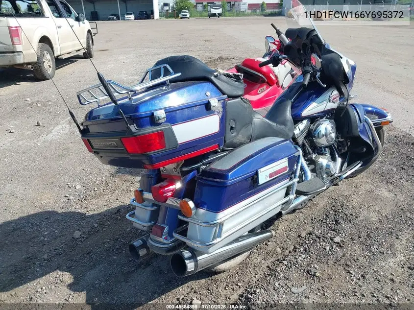 2006 Harley-Davidson Flhtcui VIN: 1HD1FCW166Y695372 Lot: 45584898
