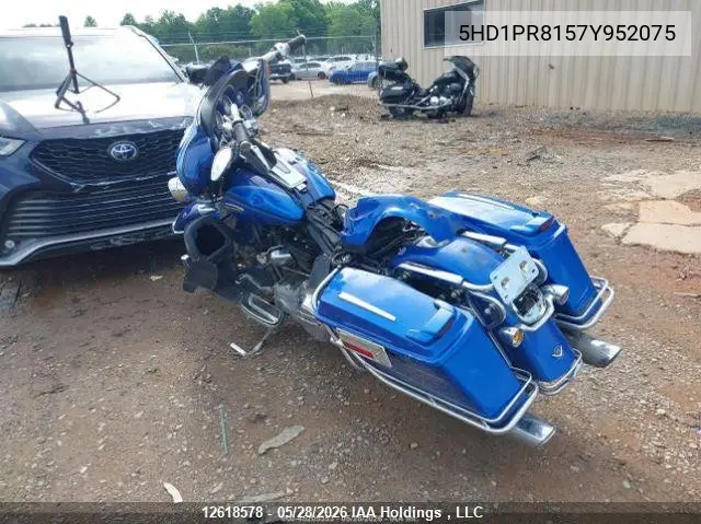 2007 Harley-Davidson Flhtcuse VIN: 5HD1PR8157Y952075 Lot: 12618578