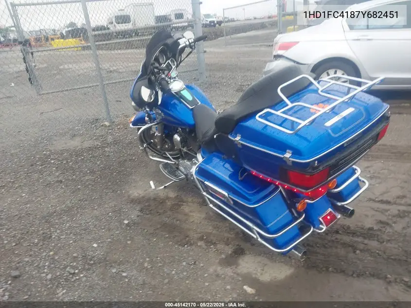 2007 Harley-Davidson Flhtcui VIN: 1HD1FC4187Y682451 Lot: 45142170