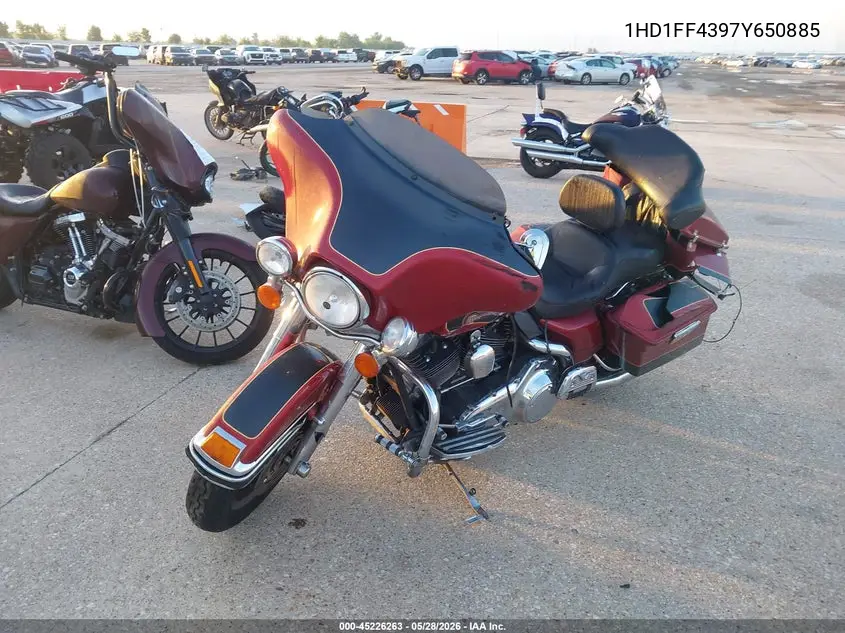 2007 Harley-Davidson Flht Classic VIN: 1HD1FF4397Y650885 Lot: 45226263