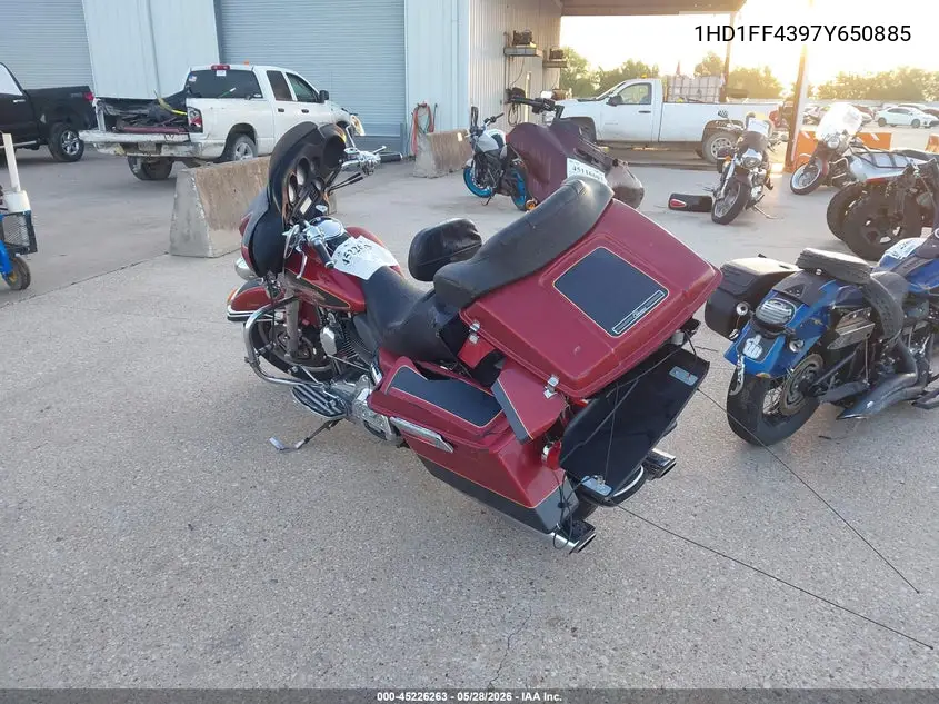 2007 Harley-Davidson Flht Classic VIN: 1HD1FF4397Y650885 Lot: 45226263