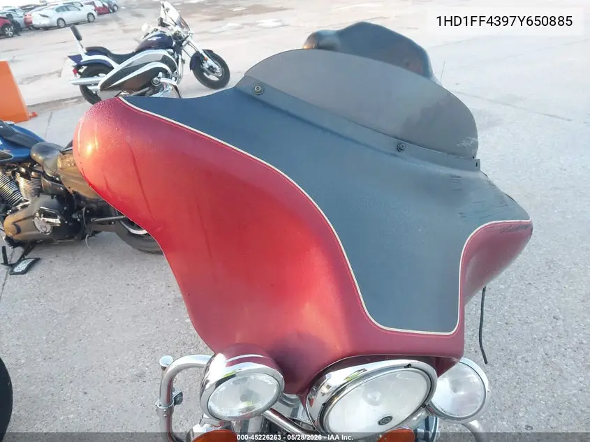 2007 Harley-Davidson Flht Classic VIN: 1HD1FF4397Y650885 Lot: 45226263