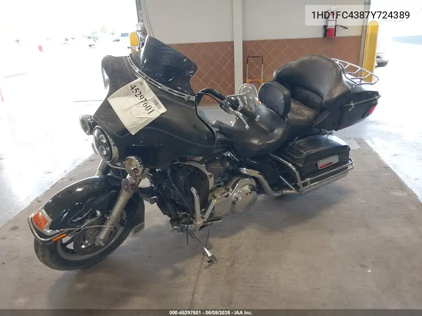 2007 Harley-Davidson Flhtcui VIN: 1HD1FC4387Y724389 Lot: 45297601