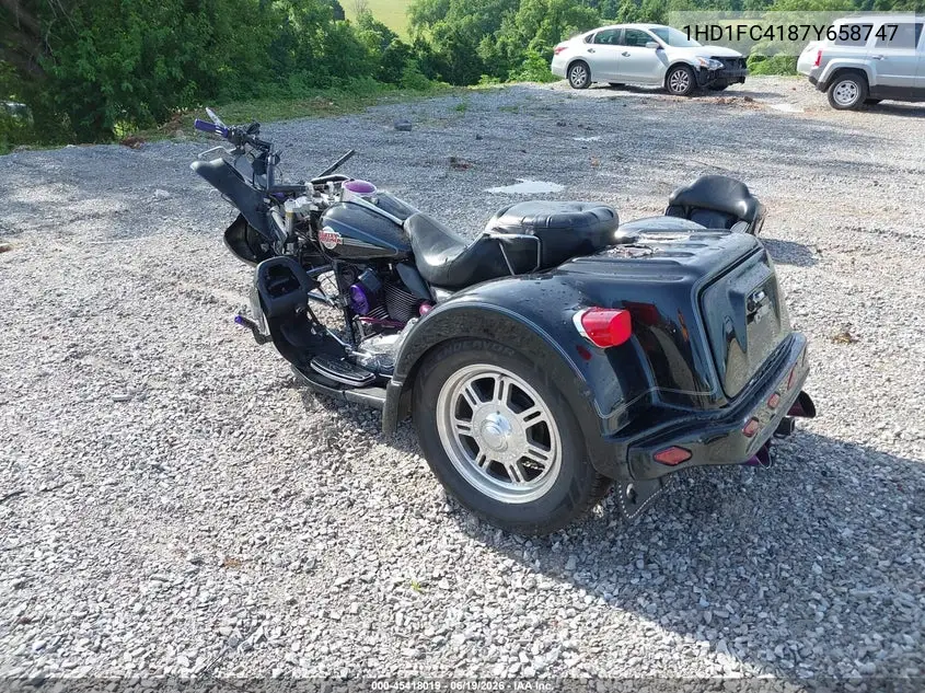 2007 Harley-Davidson Flhtcui VIN: 1HD1FC4187Y658747 Lot: 45418019