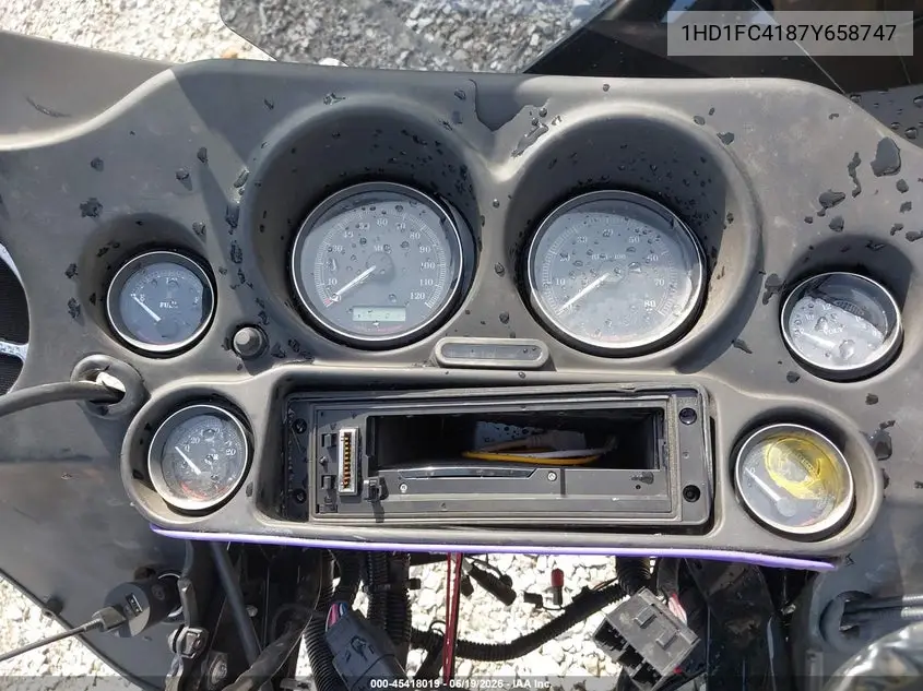 2007 Harley-Davidson Flhtcui VIN: 1HD1FC4187Y658747 Lot: 45418019