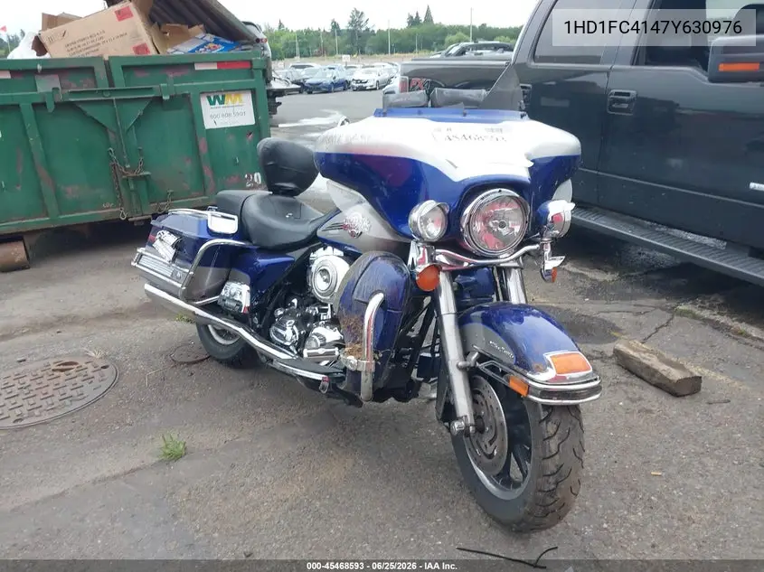 2007 Harley-Davidson Flhtcui VIN: 1HD1FC4147Y630976 Lot: 45468593