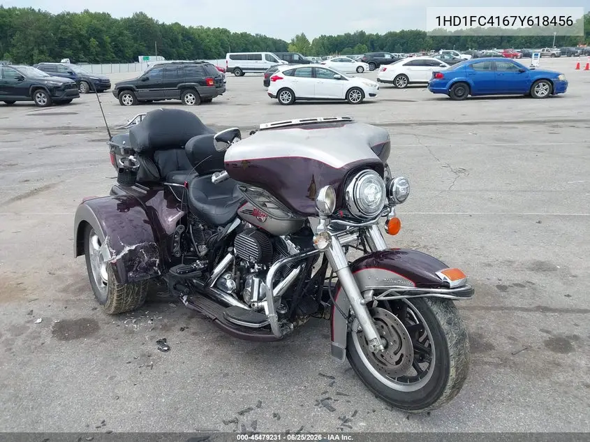 2007 Harley-Davidson Flhtcui VIN: 1HD1FC4167Y618456 Lot: 45479231