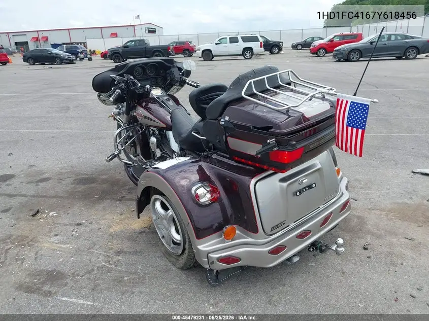 2007 Harley-Davidson Flhtcui VIN: 1HD1FC4167Y618456 Lot: 45479231