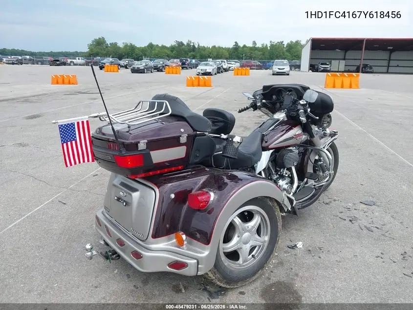 2007 Harley-Davidson Flhtcui VIN: 1HD1FC4167Y618456 Lot: 45479231