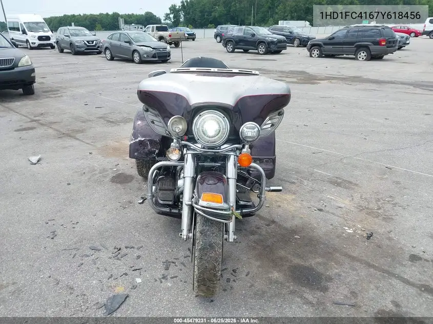 2007 Harley-Davidson Flhtcui VIN: 1HD1FC4167Y618456 Lot: 45479231