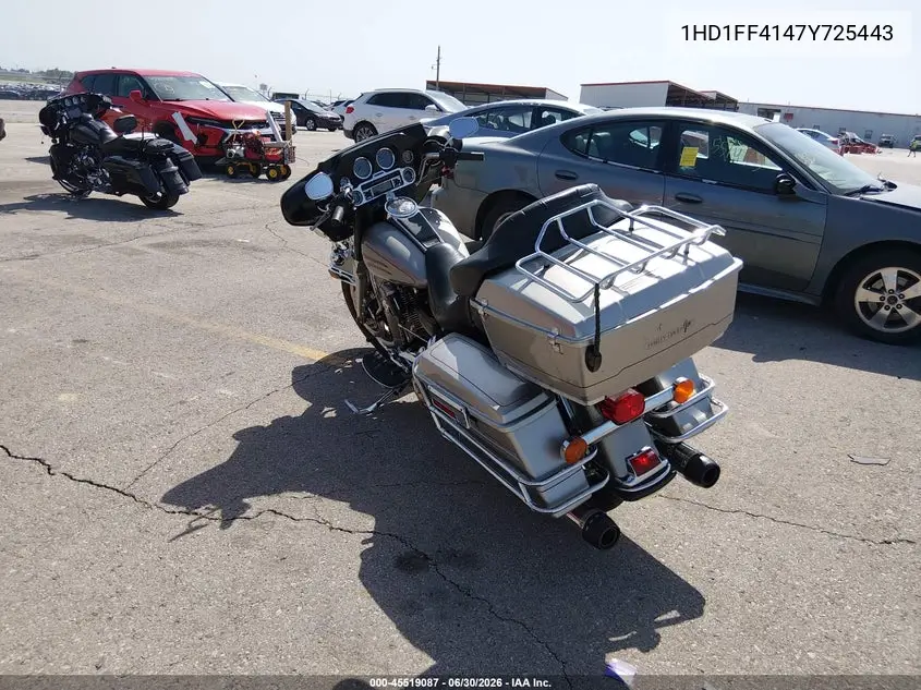 2007 Harley-Davidson Flht Classic VIN: 1HD1FF4147Y725443 Lot: 45519087
