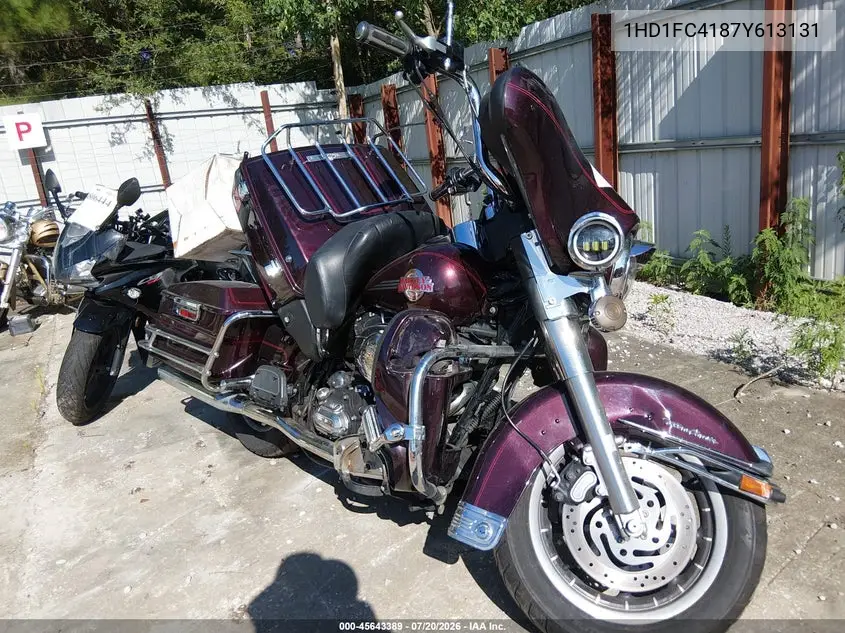2007 Harley-Davidson Flhtcui VIN: 1HD1FC4187Y613131 Lot: 45643389