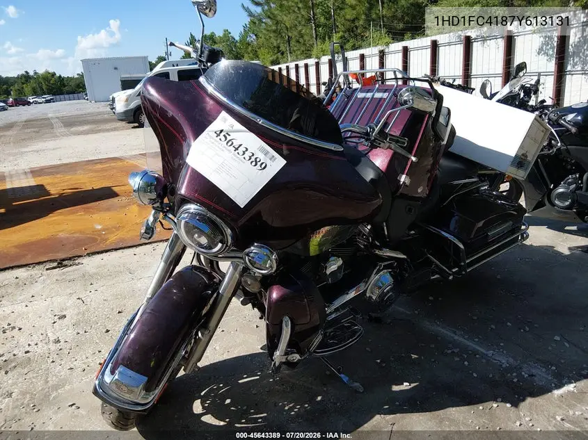 2007 Harley-Davidson Flhtcui VIN: 1HD1FC4187Y613131 Lot: 45643389