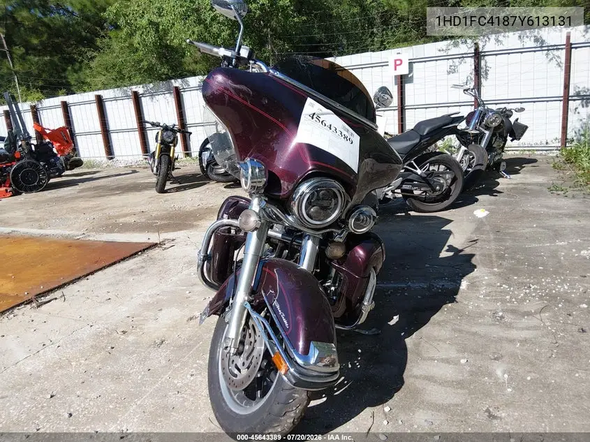 2007 Harley-Davidson Flhtcui VIN: 1HD1FC4187Y613131 Lot: 45643389