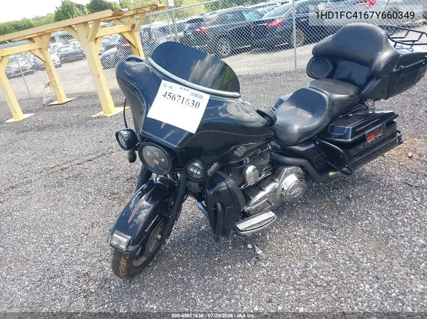 2007 Harley-Davidson Flhtcui VIN: 1HD1FC4167Y660349 Lot: 45671630