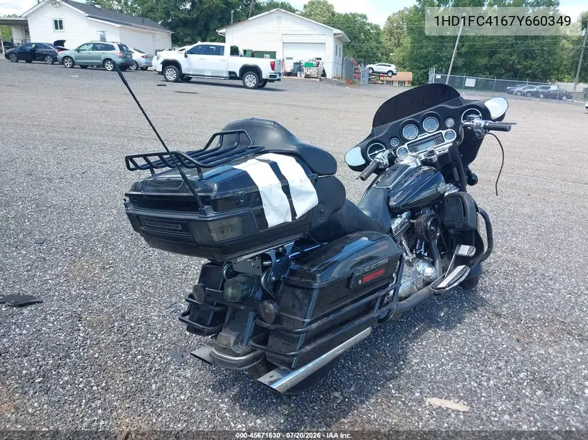 2007 Harley-Davidson Flhtcui VIN: 1HD1FC4167Y660349 Lot: 45671630