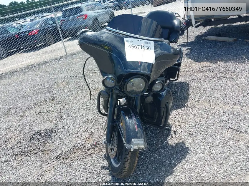 2007 Harley-Davidson Flhtcui VIN: 1HD1FC4167Y660349 Lot: 45671630