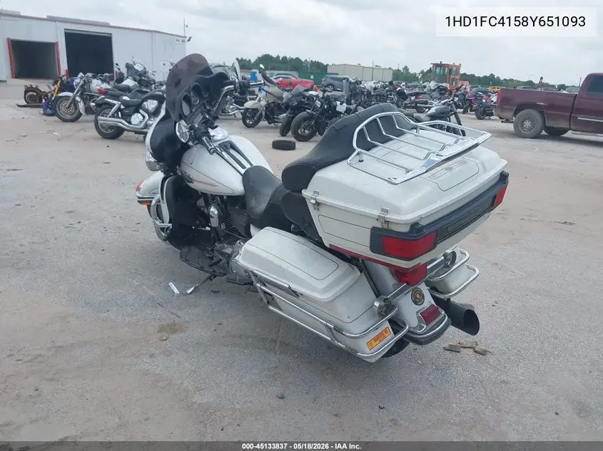 2008 Harley-Davidson Flhtcui VIN: 1HD1FC4158Y651093 Lot: 45133837