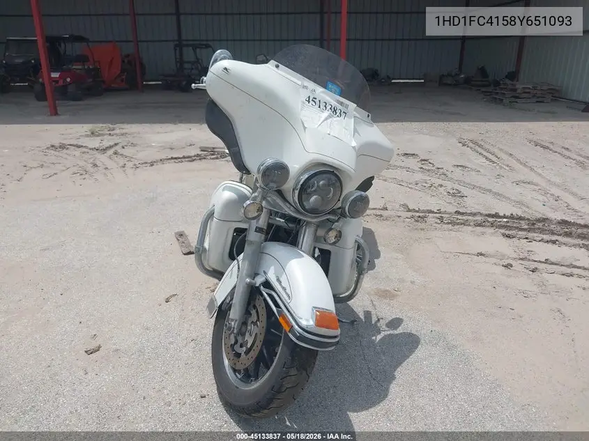 2008 Harley-Davidson Flhtcui VIN: 1HD1FC4158Y651093 Lot: 45133837