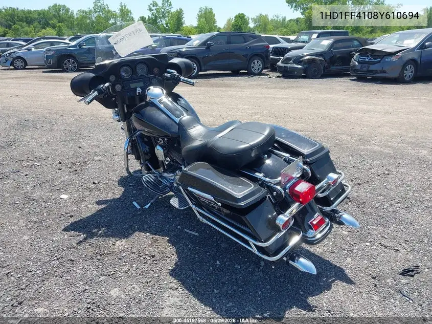 2008 Harley-Davidson Flht Classic VIN: 1HD1FF4108Y610694 Lot: 45197568