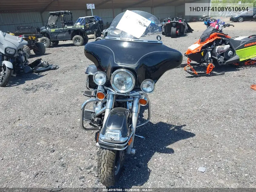 2008 Harley-Davidson Flht Classic VIN: 1HD1FF4108Y610694 Lot: 45197568