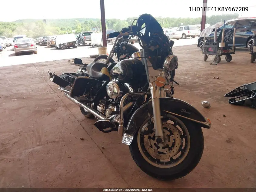 2008 Harley-Davidson Flht Classic VIN: 1HD1FF41X8Y667209 Lot: 45485172