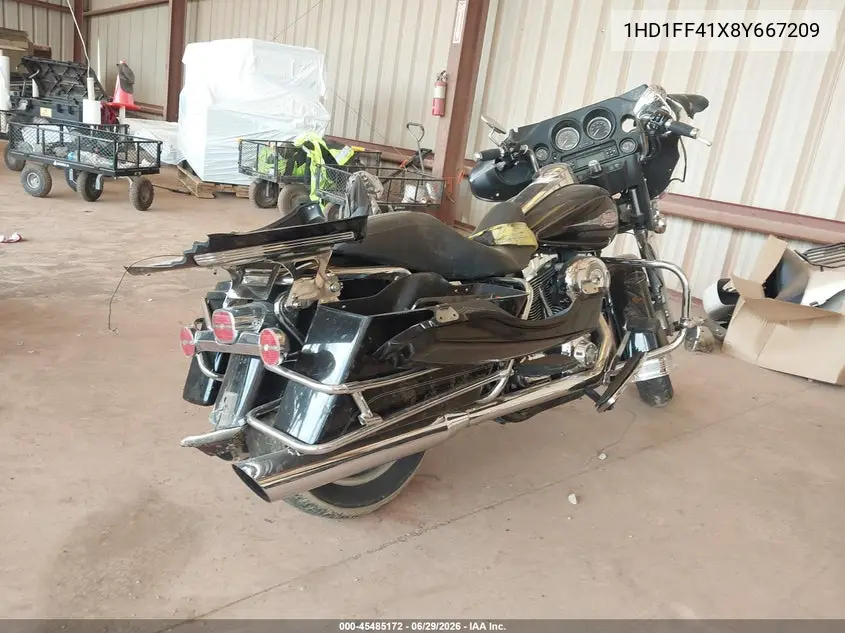 2008 Harley-Davidson Flht Classic VIN: 1HD1FF41X8Y667209 Lot: 45485172
