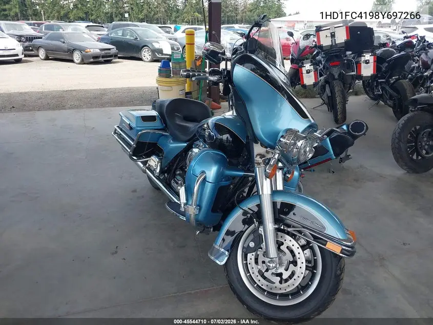 2008 Harley-Davidson Flhtcui VIN: 1HD1FC4198Y697266 Lot: 45544710