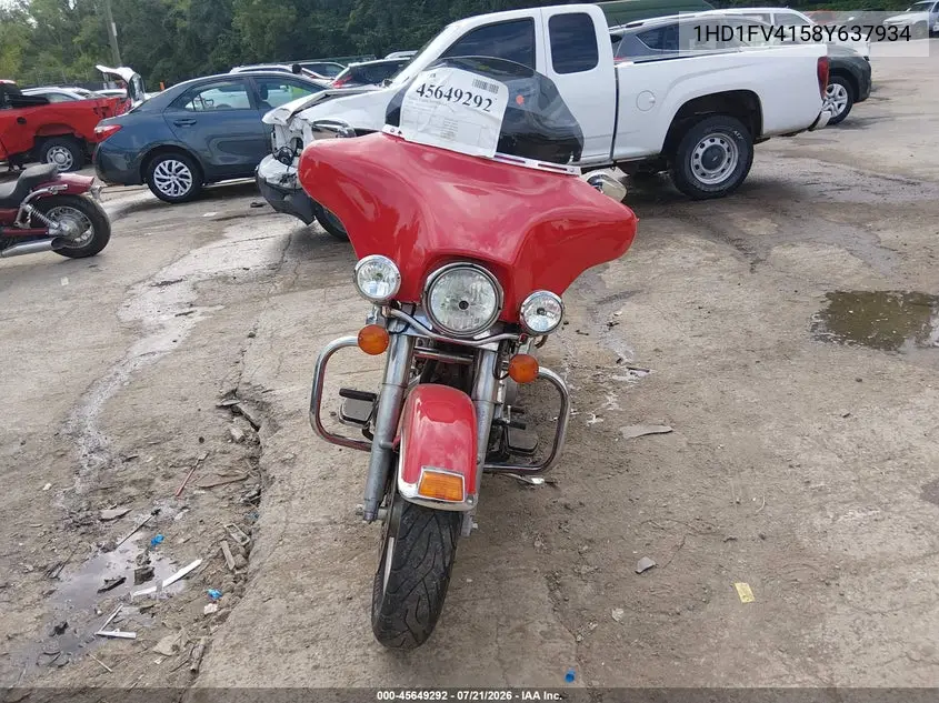2008 Harley-Davidson Flht VIN: 1HD1FV4158Y637934 Lot: 45649292