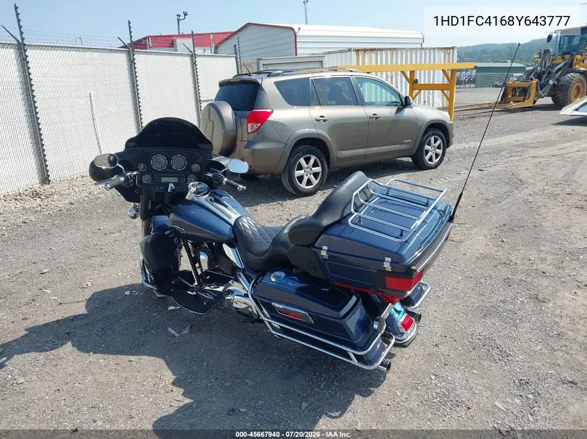 2008 Harley-Davidson Flhtcui VIN: 1HD1FC4168Y643777 Lot: 45667940