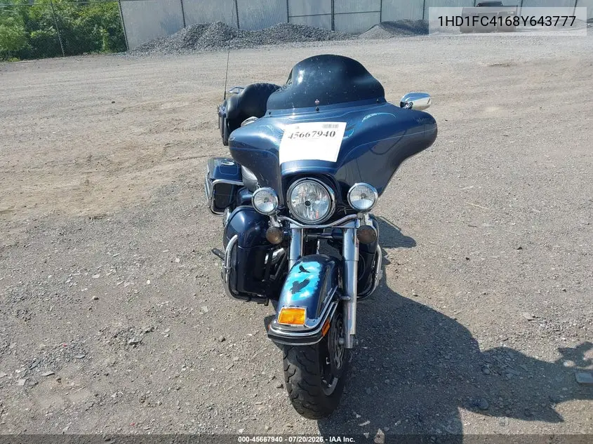 2008 Harley-Davidson Flhtcui VIN: 1HD1FC4168Y643777 Lot: 45667940