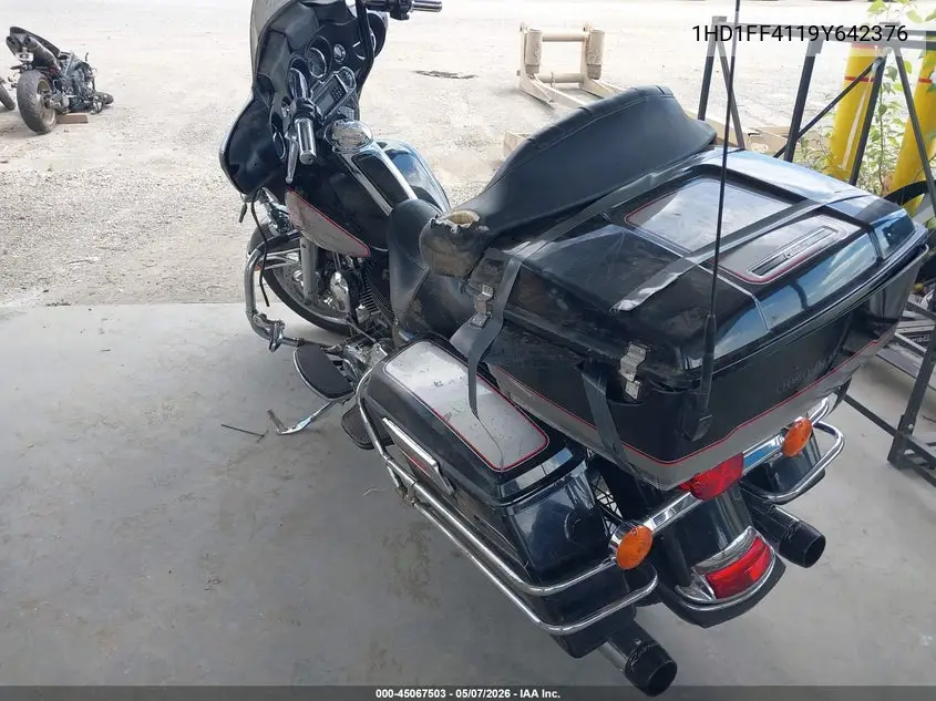 2009 Harley-Davidson Flhtc VIN: 1HD1FF4119Y642376 Lot: 45067503