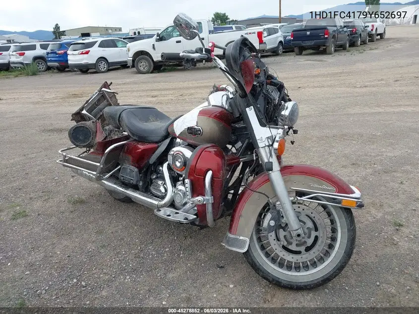 2009 Harley-Davidson Flhtcu VIN: 1HD1FC4179Y652697 Lot: 45278852