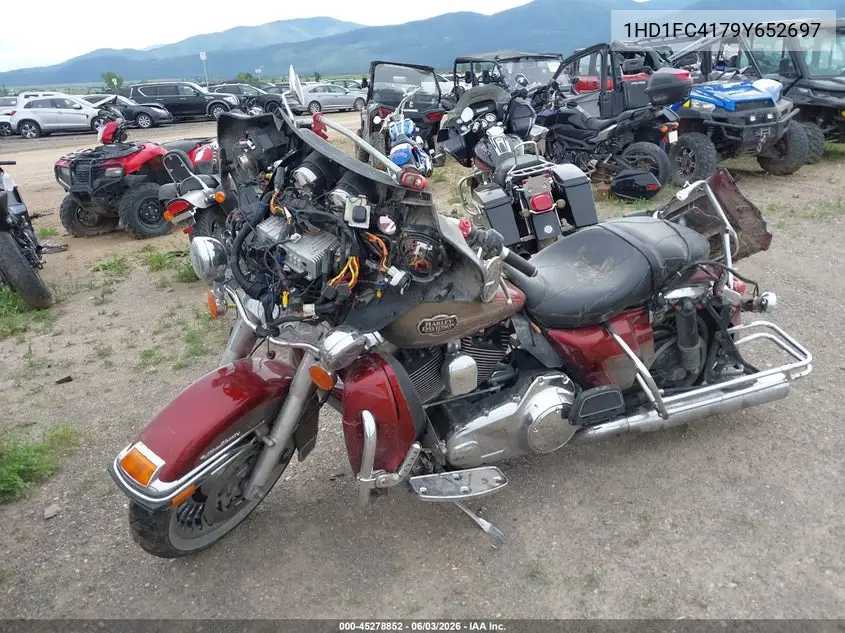 2009 Harley-Davidson Flhtcu VIN: 1HD1FC4179Y652697 Lot: 45278852