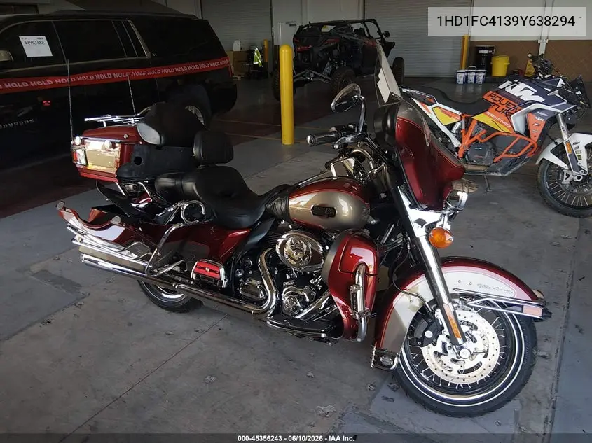 2009 Harley-Davidson Flhtcu VIN: 1HD1FC4139Y638294 Lot: 45356243