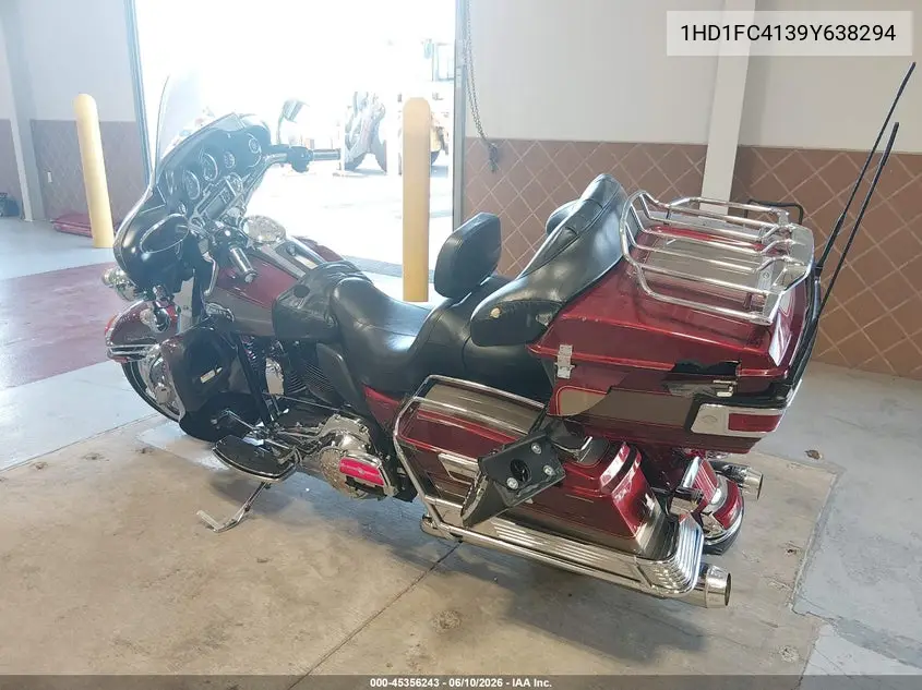 2009 Harley-Davidson Flhtcu VIN: 1HD1FC4139Y638294 Lot: 45356243