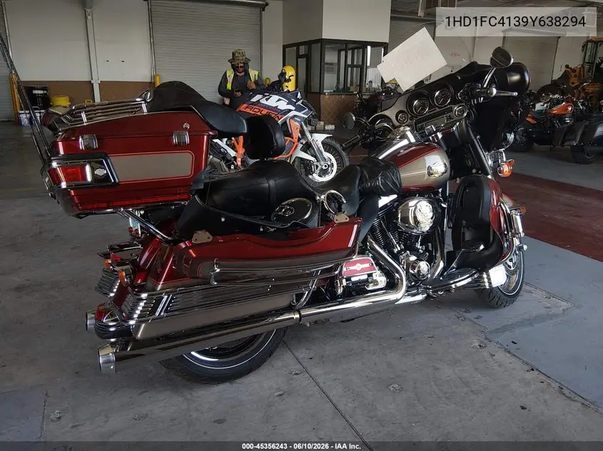 2009 Harley-Davidson Flhtcu VIN: 1HD1FC4139Y638294 Lot: 45356243