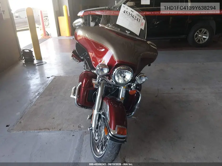 2009 Harley-Davidson Flhtcu VIN: 1HD1FC4139Y638294 Lot: 45356243