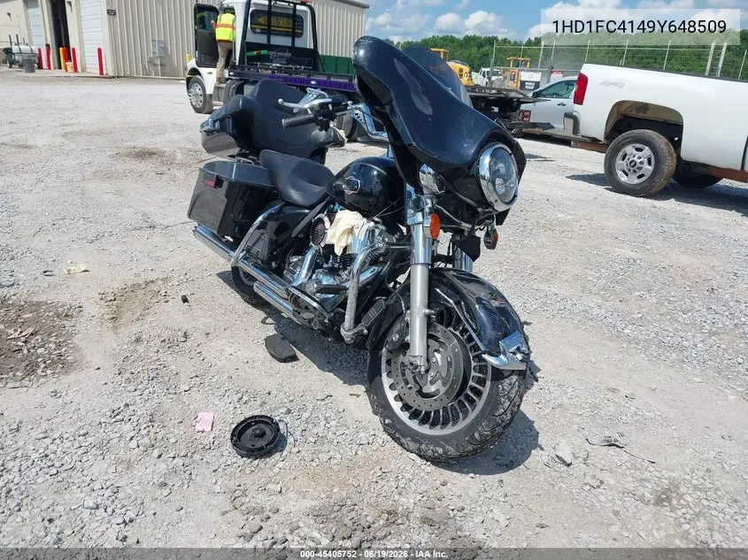 2009 Harley-Davidson Flhtcu VIN: 1HD1FC4149Y648509 Lot: 45405752