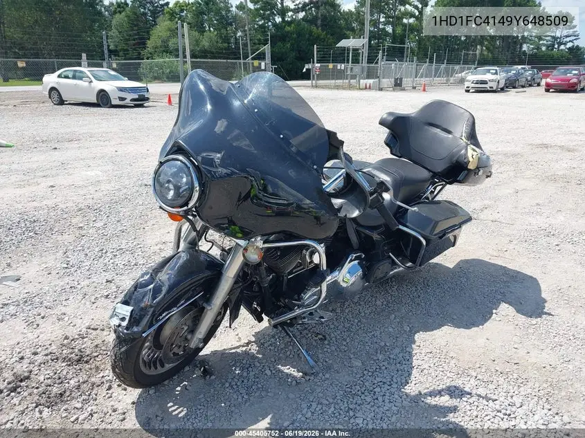 2009 Harley-Davidson Flhtcu VIN: 1HD1FC4149Y648509 Lot: 45405752