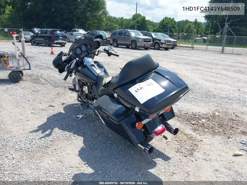 2009 Harley-Davidson Flhtcu VIN: 1HD1FC4149Y648509 Lot: 45405752