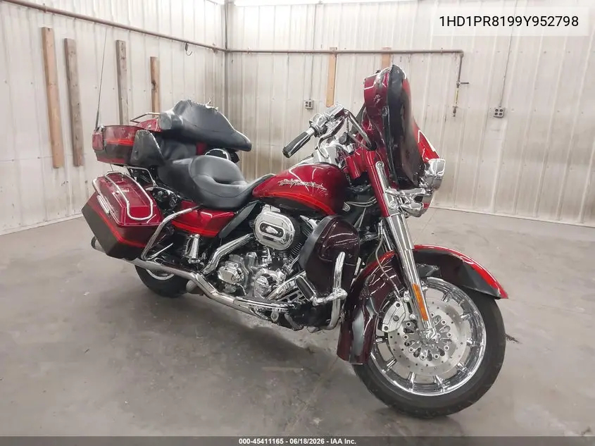 2009 Harley-Davidson Flhtcuse4 VIN: 1HD1PR8199Y952798 Lot: 45411165