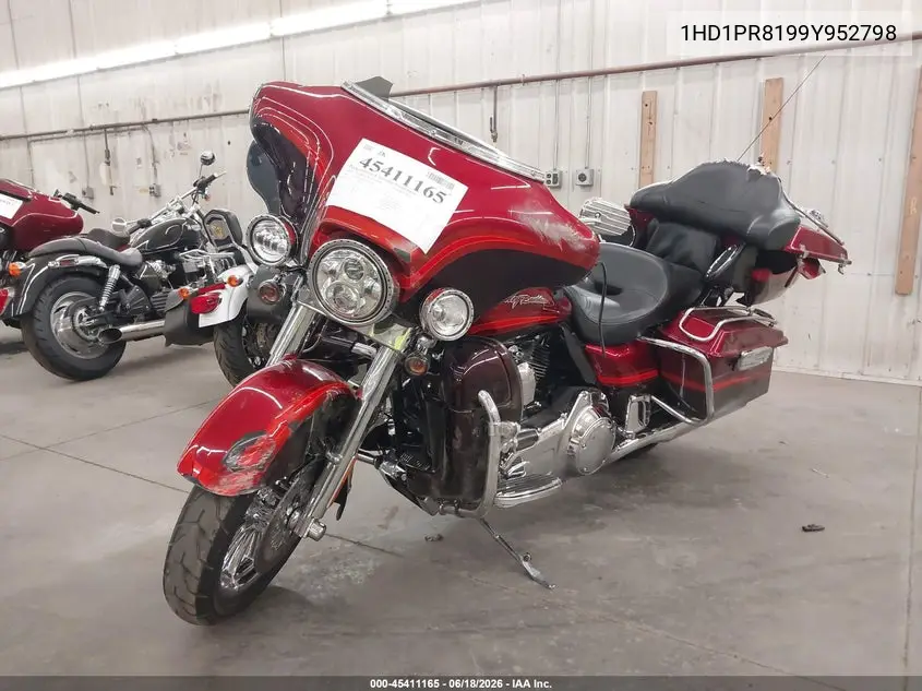 2009 Harley-Davidson Flhtcuse4 VIN: 1HD1PR8199Y952798 Lot: 45411165