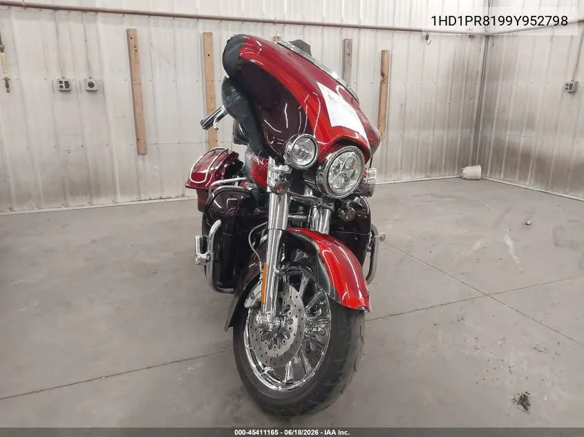 2009 Harley-Davidson Flhtcuse4 VIN: 1HD1PR8199Y952798 Lot: 45411165