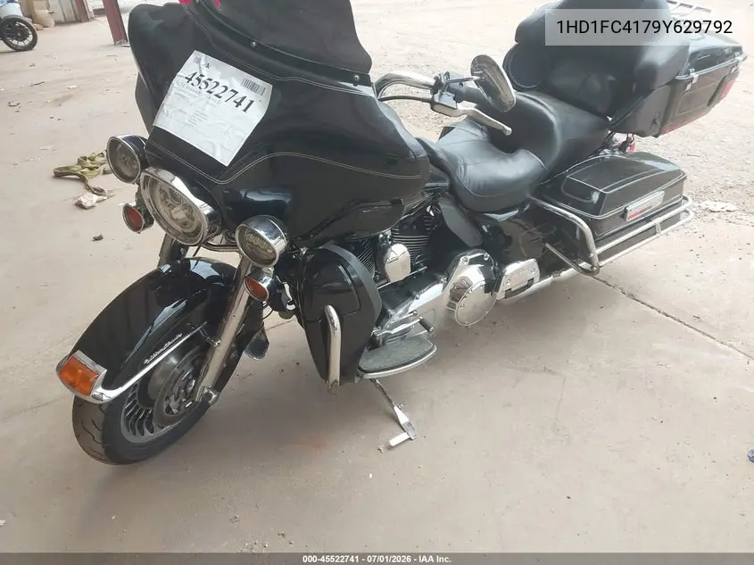 2009 Harley-Davidson Flhtcu VIN: 1HD1FC4179Y629792 Lot: 45522741