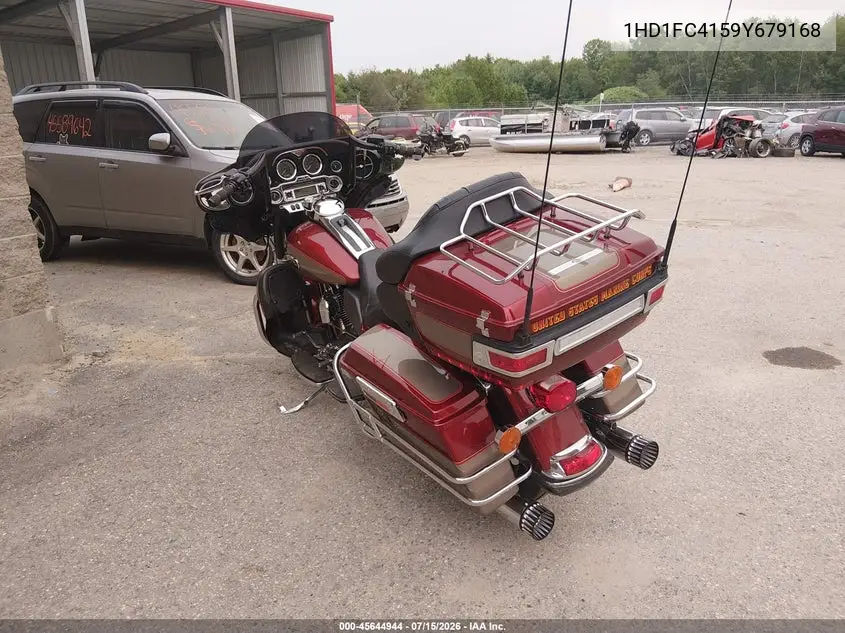 2009 Harley-Davidson Flhtcu VIN: 1HD1FC4159Y679168 Lot: 45644944